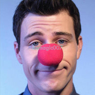 5 pcs 2 inches sponge clown nose - red 5 cm in diameter --Magic Accessories - Bemagic