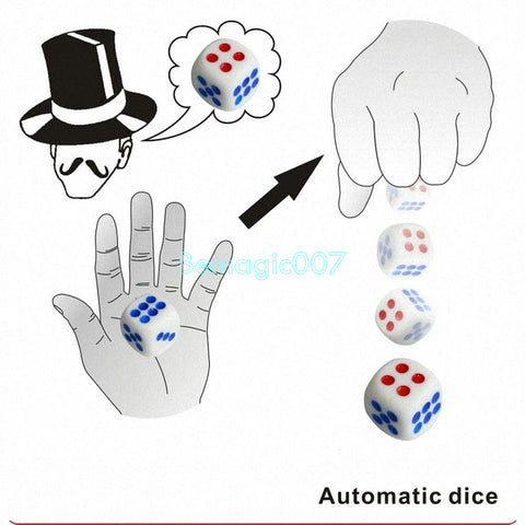 Automatic Dice -- Mentalism Magic - Bemagic