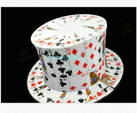 Card Fan To Card Top Hat--Magic Accessories - Bemagic