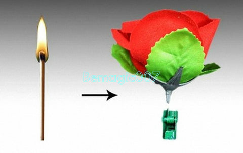 2 pcs/lot Match To Rose - Close Up Magic - Bemagic