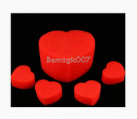 2 sets/order Multiplying Sponge Hearts To Jumbo Mystery  - Close Up Magic - Bemagic
