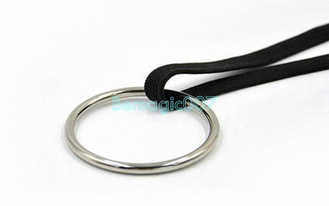 2 pcs/lot Ring And Rope Deluxe Iron Chain and Ring - Close Up Magic - Bemagic