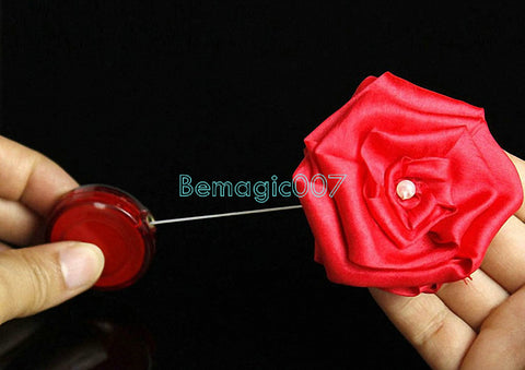 Silk Melt To Rose - Rose To Silk -- Silk & Cane Magic - Bemagic