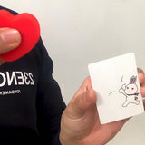 Bunny Heart Sponge -- Card Magic-- New Arrival