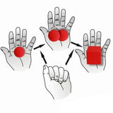 2 pcs/lot Ball To Square Sponge/ Balls To Red Square- Close Up Magic