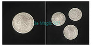 Super Triple Coin (Morgan Dollar - Magic Tricks, Stage Magic, Party Magic, Magic Prank.Fire Magic,Coin Magic, Illusion Magic, Card Tricks..etc..