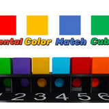 Mental Color Match Cube- Close Up Magic Mentalism Magic Trick-- New Arrival