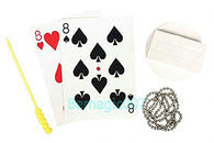 Card Tricks Magic Chain Thru Sword