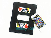 Stage Magic Tricks Jumbo Zig Zag Card, Magic Props,Party Tricks