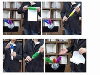 Stage Magic Tricks Colorful Feather Sticks, Magic Props,Party Tricks