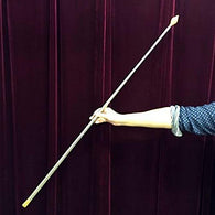 Silk & Cane Magic Professional Appearing Lance - Metal (Silvery) Tricks