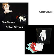 New Changing Color Gloves - Magic Tricks, Stage Magic, Party Magic, Magic Prank.Fire Magic,Coin Magic, Illusion Magic, Card Tricks..etc..