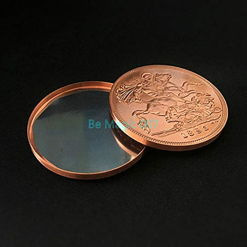 Shimmed Expanded Shell (Queen Victoria Ancient Coin, Tail, Copper) - Magic Tricks, Stage Magic, Party Magic, Magic Prank.Fire Magic,Coin Magic, Illusion Magic, Card Tricks..etc..