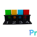 Mental Color Match Cube- Close Up Magic Mentalism Magic Trick-- New Arrival