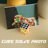 Cube Solve Photo -- Close Up Magic, Stage Magic, Magic Trick--- New Arrival-- New Arrival