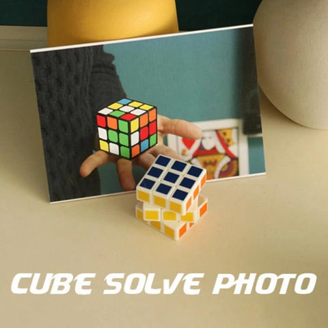 Cube Solve Photo -- Close Up Magic, Stage Magic, Magic Trick--- New Arrival-- New Arrival