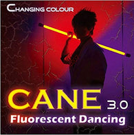 Color Changing Cane 3.0 Fluorescent Dancing (Professional Two Color) - Magic Tricks, Stage Magic, Party Magic, Magic Prank.etc..