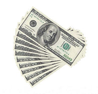 9 pcs 100 USD Magic Bill / Fire Bill Front Page for fire Magic - Magic Tricks, Stage Magic, Party Magic, Magic Prank.etc..
