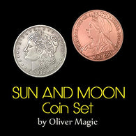 Sun and Moon Coin Set - Magic Tricks, Stage Magic, Party Magic, Magic Prank.Fire Magic,Coin Magic, Illusion Magic, Card Tricks..etc..