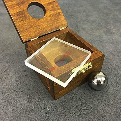 Steel Ball Thru Glass - Magic Tricks, Stage Magic, Party Magic, Magic Prank.etc..