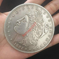 Jumbo Morgan Coin - Silver 3 inches - Magic Tricks, Stage Magic, Party Magic, Magic Prank.Fire Magic,Coin Magic, Illusion Magic, Card Tricks..etc..