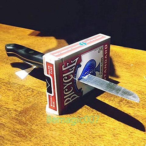Card Tricks Magic Knife Thru Metal - Miraculous Penetration 2.0