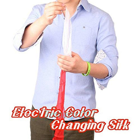 Silk & Cane Magic Eletric Color Changing Silk Tricks