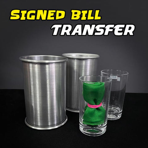 Signed Bill Transfer - Close Up Magic -- New Arrival