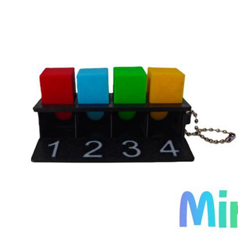 Mental Color Match Cube- Close Up Magic Mentalism Magic Trick-- New Arrival