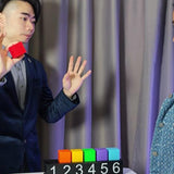 Mental Color Match Cube- Close Up Magic Mentalism Magic Trick-- New Arrival