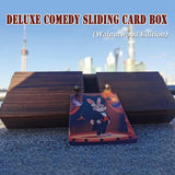 Deluxe Comedy Sliding Card Box - Magic Tricks, Stage Magic, Party Magic, Magic Prank