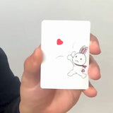 Bunny Heart Sponge -- Card Magic-- New Arrival