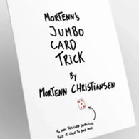 Mortenn's Jumbo Card Trick- Card Trick, Stage Magic-- New Arrival