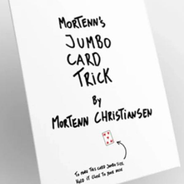 Mortenn's Jumbo Card Trick- Card Trick, Stage Magic-- New Arrival