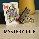 Mystery Clip - Close Up Magic Card Trick-- New Arrival
