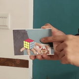 Cube Solve Photo -- Close Up Magic, Stage Magic, Magic Trick-New Arrival