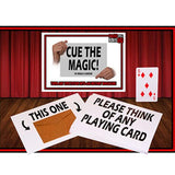 Cue the magic - Mentalism Magic Card Trick Party Magic