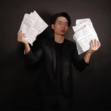 Torn and Restored Newspaper (Single Hand) - Stage Magic-- New Arrival