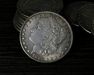 4 pcs Regular Morgan Dollar - Coin&Money Magic