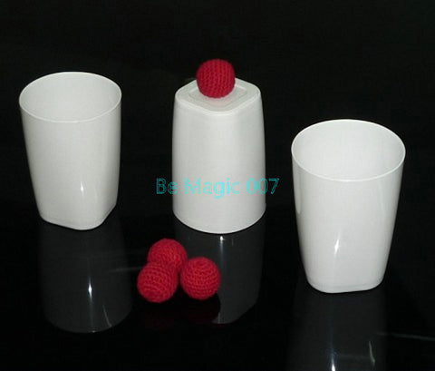 Cups and Balls (porcelain white)  - Close Up Magic
