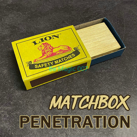 Matchbox Penetration  - Close Up Magic