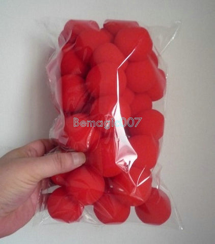 20 pcs/lot 4.5cm Super Soft Sponge Balls(Red) - Close Up Magic - Bemagic