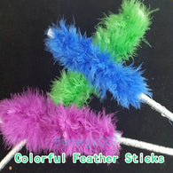 Colorful Feather Sticks -- Stage Magic