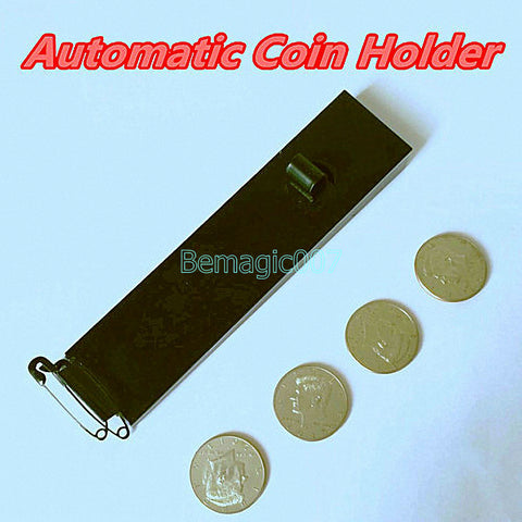 Automatic Coin Holder -- Stage Magic - Bemagic