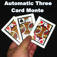 Automatic Three Card Monte (Poker Size,8.8x6.4cm) -- Stage Magic