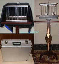 Floating Table With Appearing Bird Cage Table  - Deluxe -- Stage Magic - Bemagic