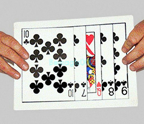 Folding Queen   -  Card Trick Magic - Bemagic