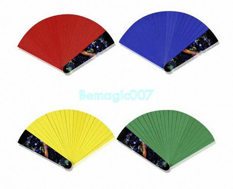 Four Color Magic Fan -- Stage Magic - Bemagic