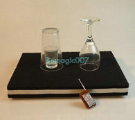 Glass Breaking Table And Coin Into Glass Mat -- Stage Magic - Bemagic