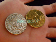 2 pcs/lot Gold&Silver Coin - Coin&Money Magic - Bemagic